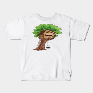 Hand tree house Kids T-Shirt